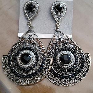 Black earrings